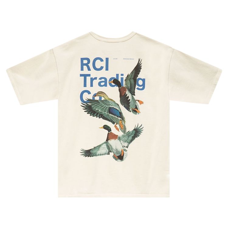 Reese Cooper Duck Print T Shirt White