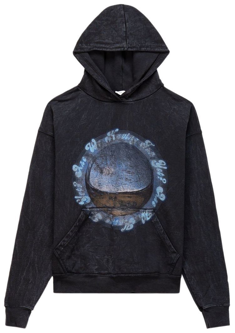 Rhude Chrome Memory Hoodie Black