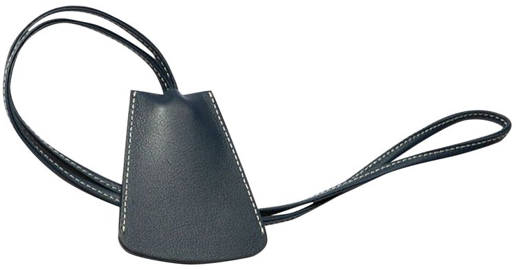 Sporty  Rich Lanyard Key Ring Navy