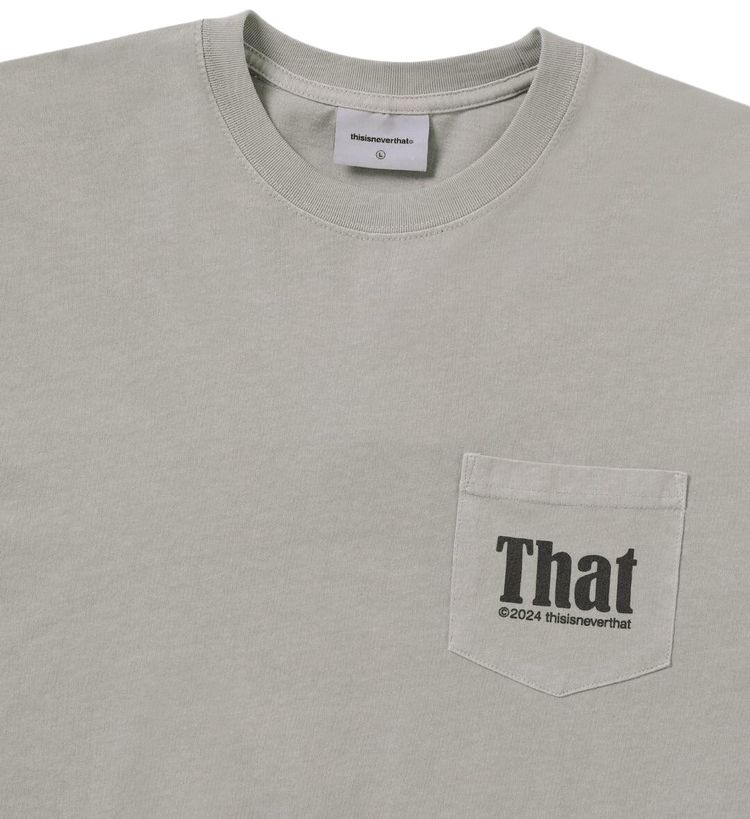 thisisneverthat That Pocket Long Sleeve Tee Grey
