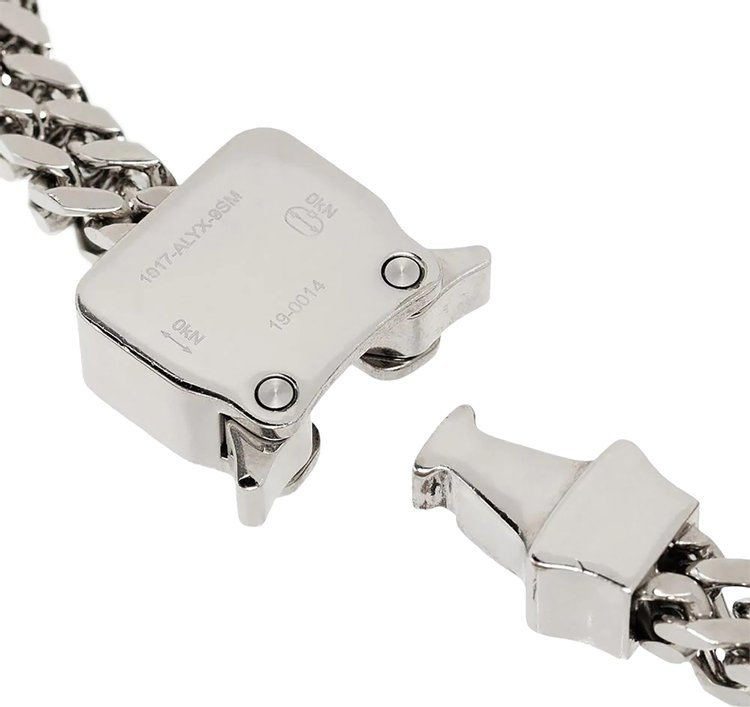 1017 ALYX 9SM Cubix Mini Necklace Silver