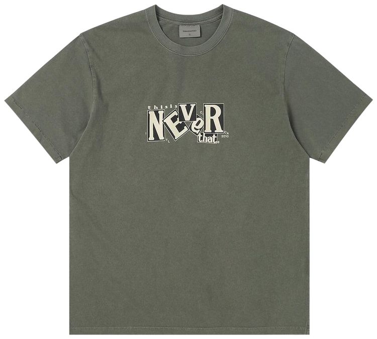 thisisneverthat TNT Records Tee Mud