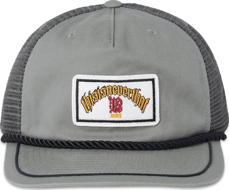 thisisneverthat Wappen Mesh Trucker Cap Grey