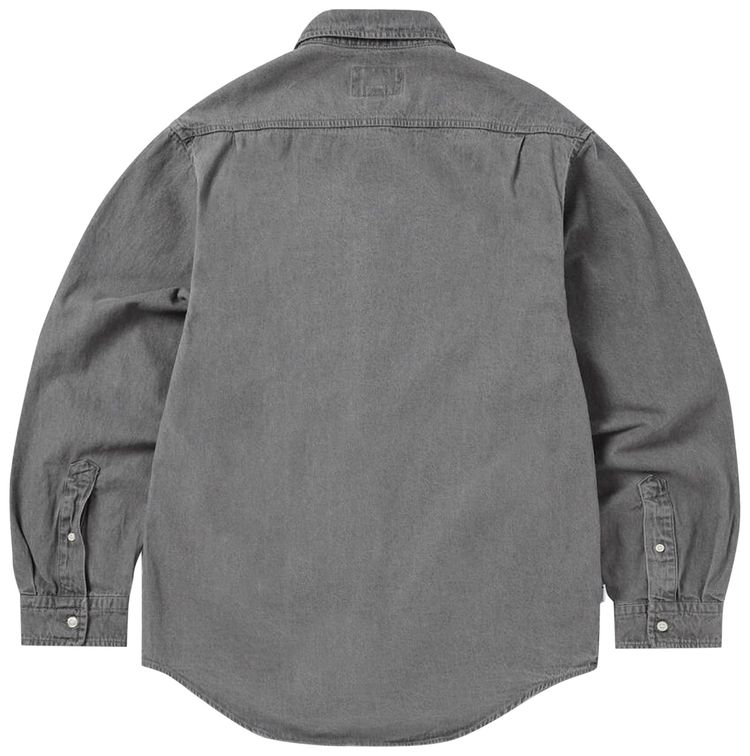 thisisneverthat Washed Denim Shirt Grey