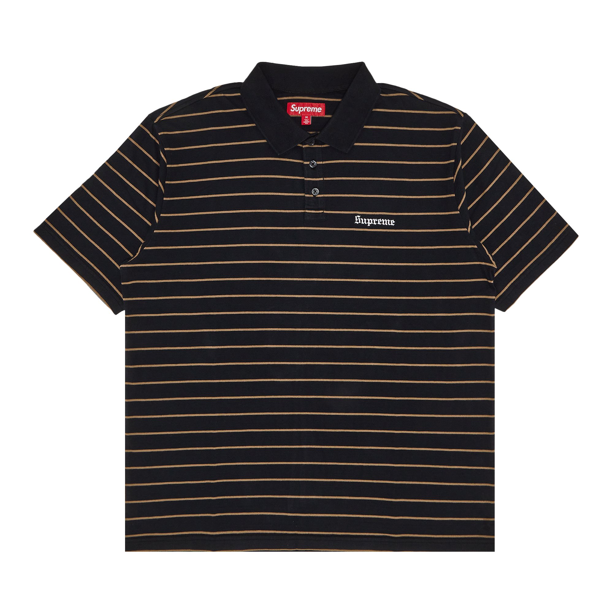 Supreme x Melvins Stripe Short-Sleeve Polo 'Black'