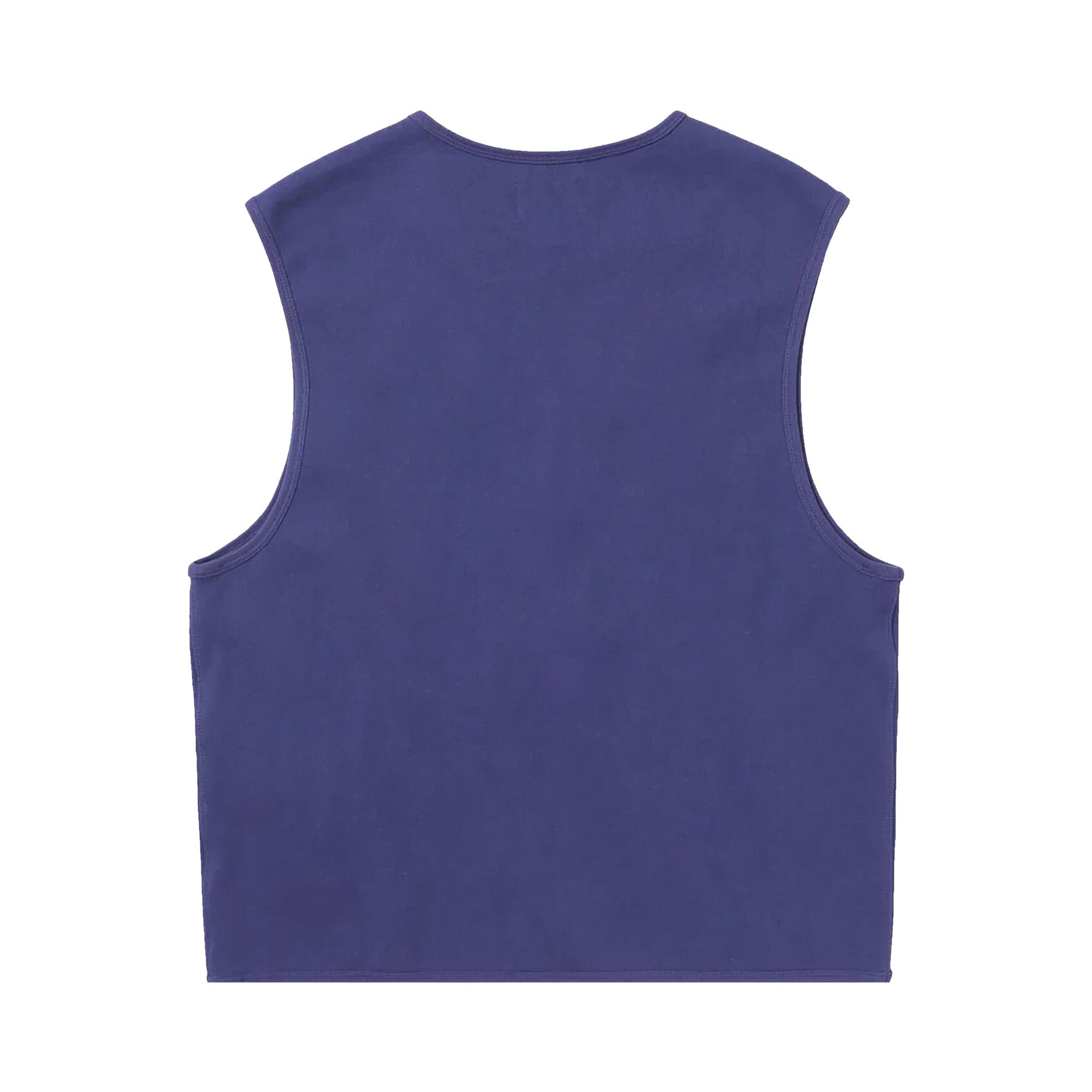 Buy thisisneverthat Zip Sweat Vest 'Purple Blue