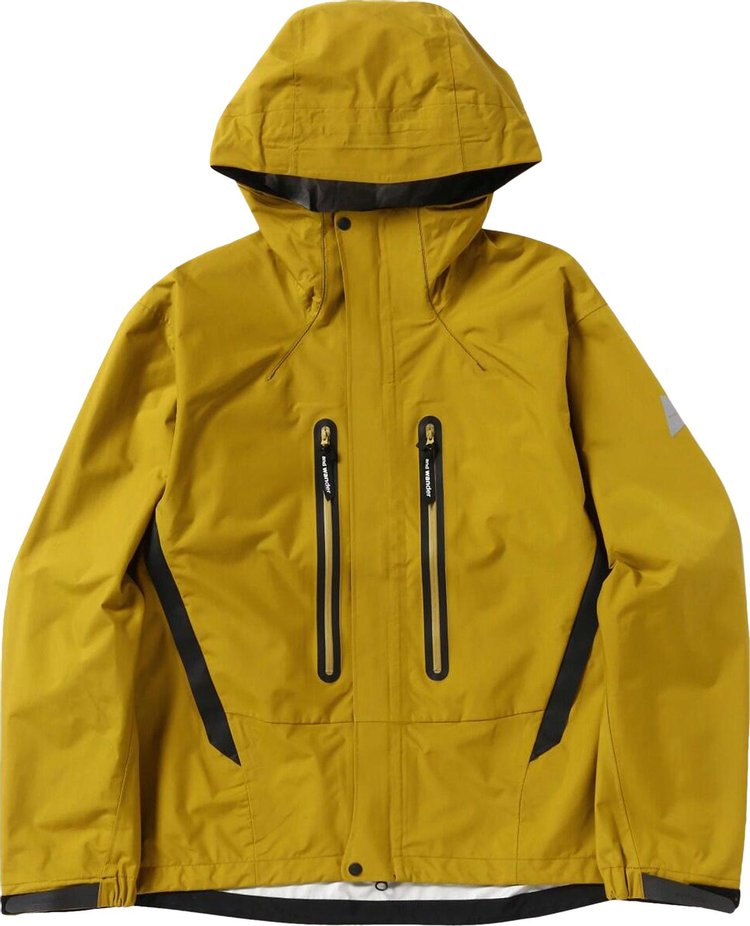 And Wander Hiker Rain Jacket 'Yellow'