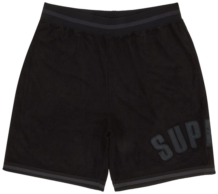 Supreme Ultrasuede Mesh Short Black