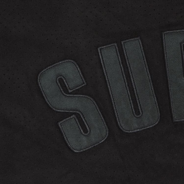 Supreme Ultrasuede Mesh Short Black
