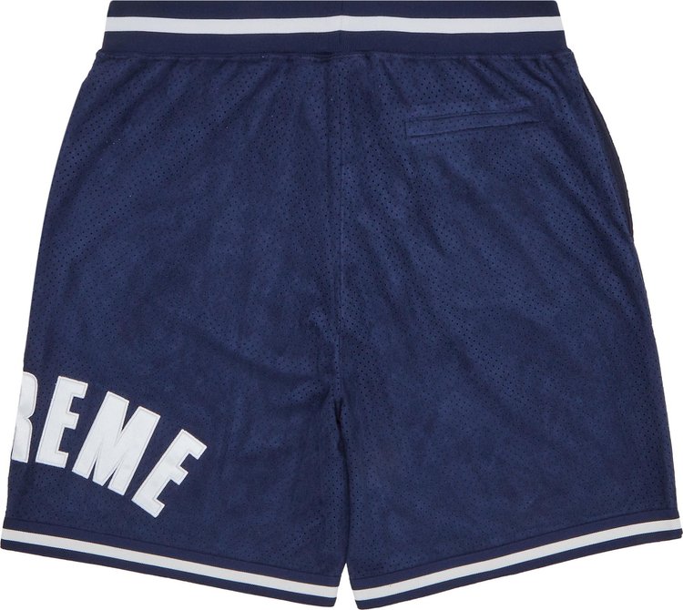 Supreme Ultrasuede Mesh Short Navy