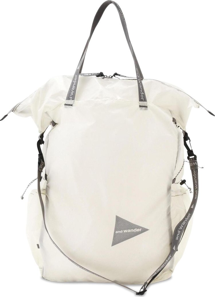 And Wander Sil Tote Bag Off White