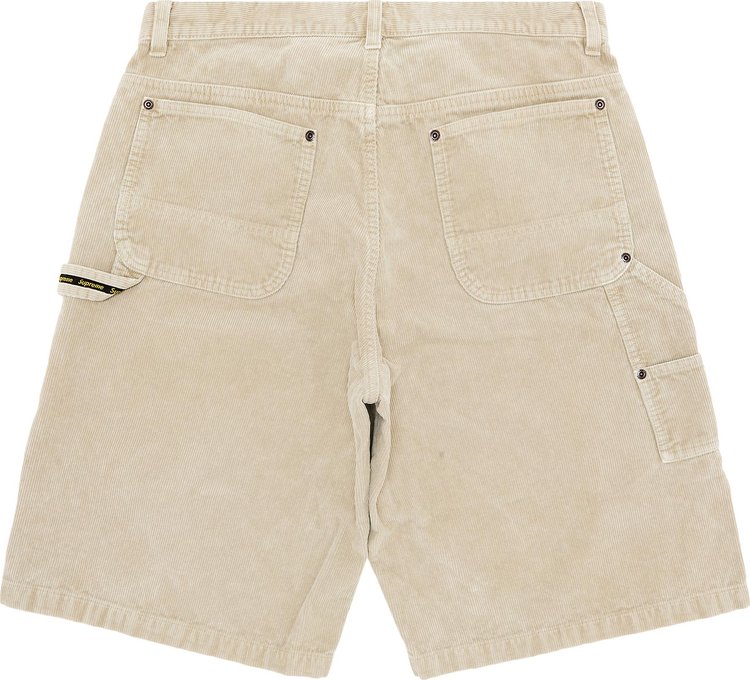 Supreme Washed Corduroy Double Knee Painter Short Tan