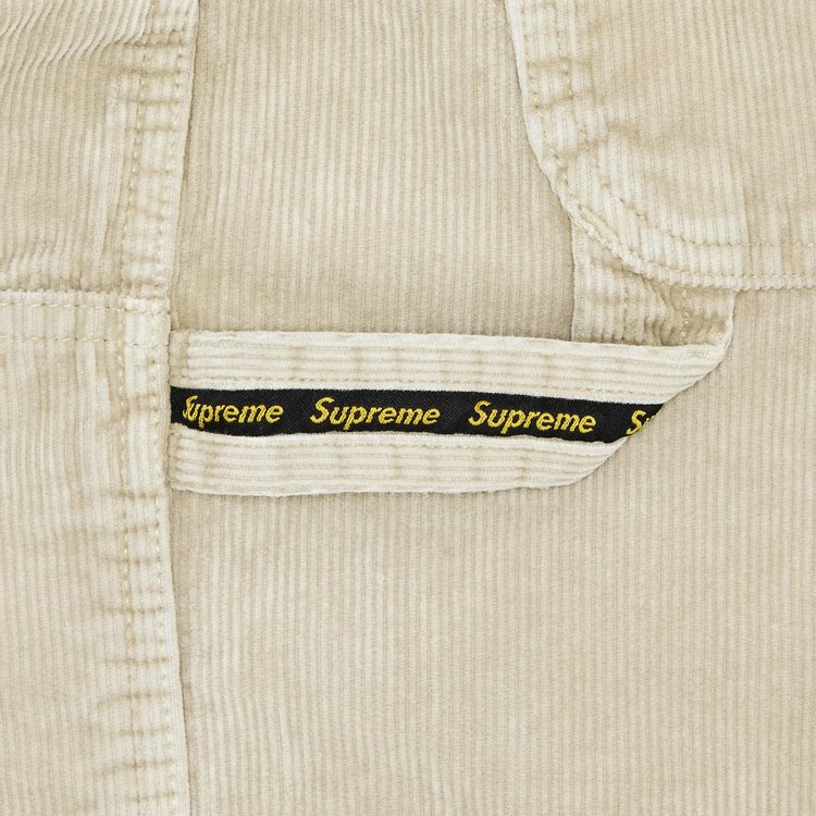 Supreme Washed Corduroy Double Knee Painter Short Tan