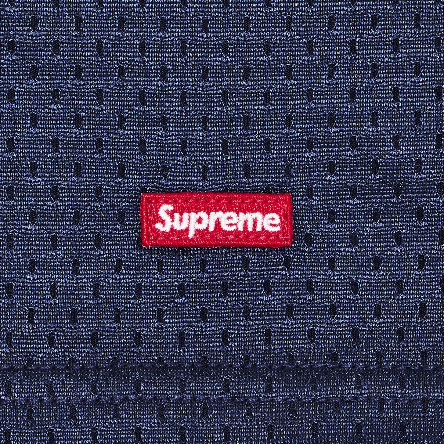 Buy Supreme Small Box Baggy Mesh Short 'Navy' - SS24SH18