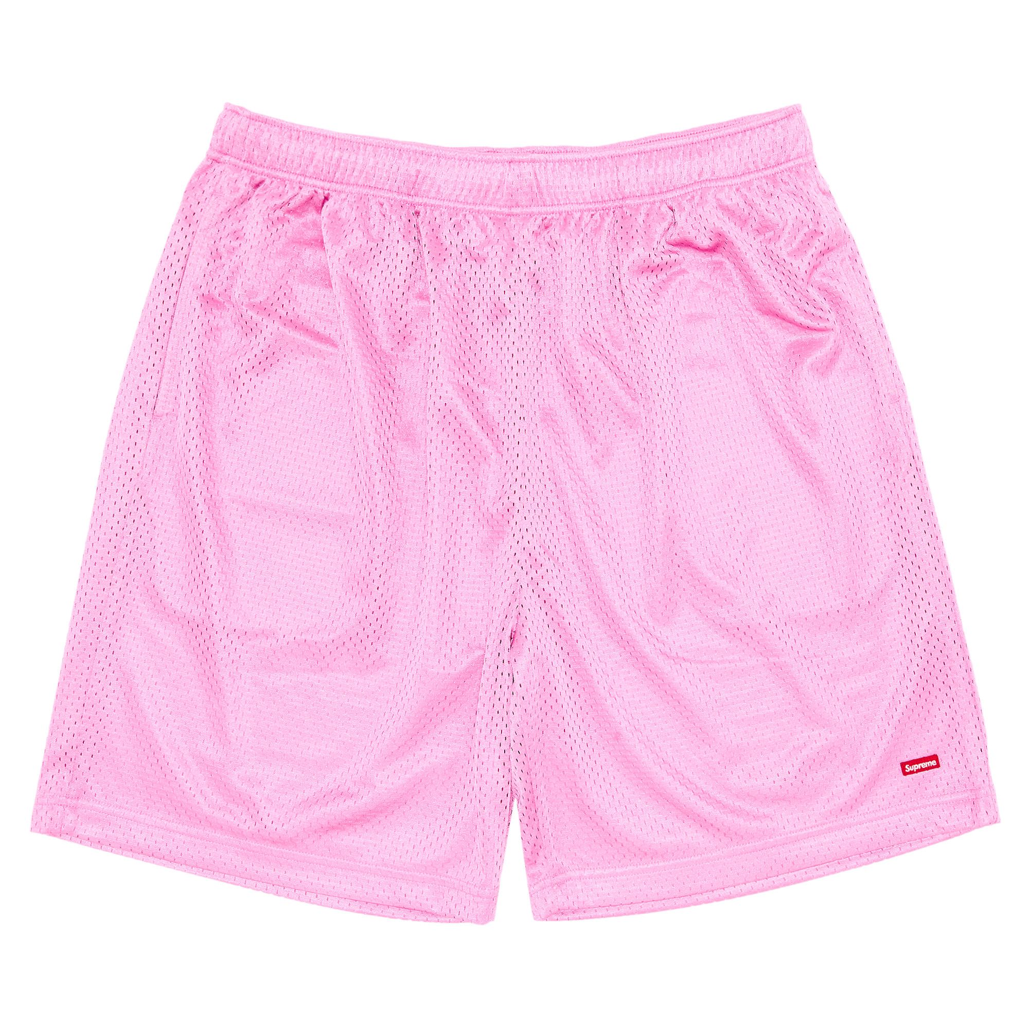 Size xl Supreme Small Box Baggy Mesh Short Pink