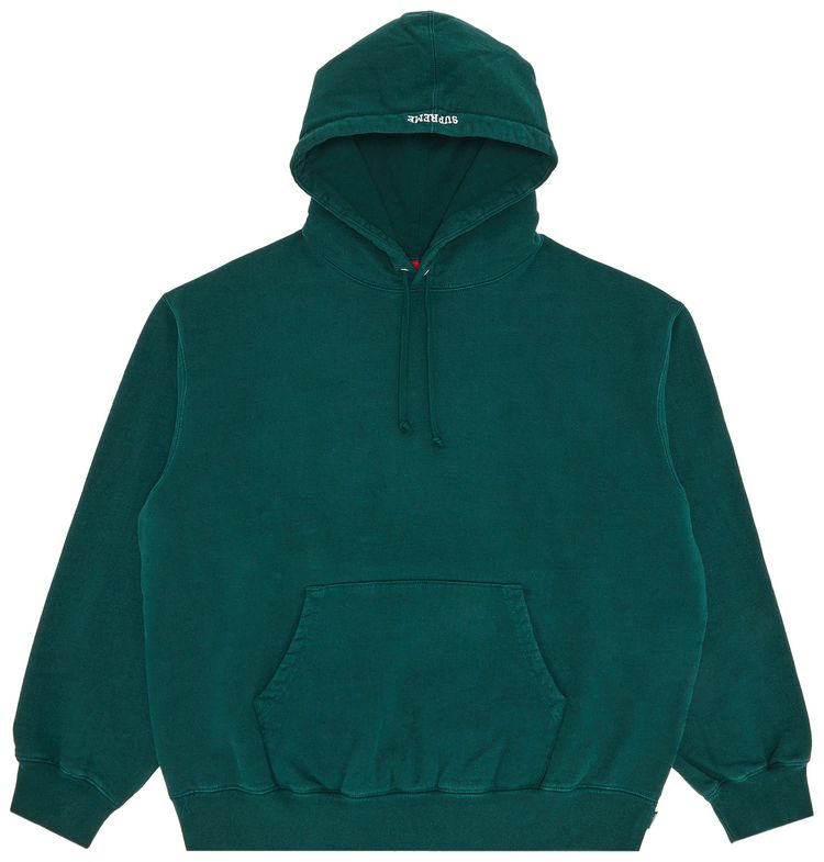 Supreme Paint Hooded Sweatshirt Dark Green