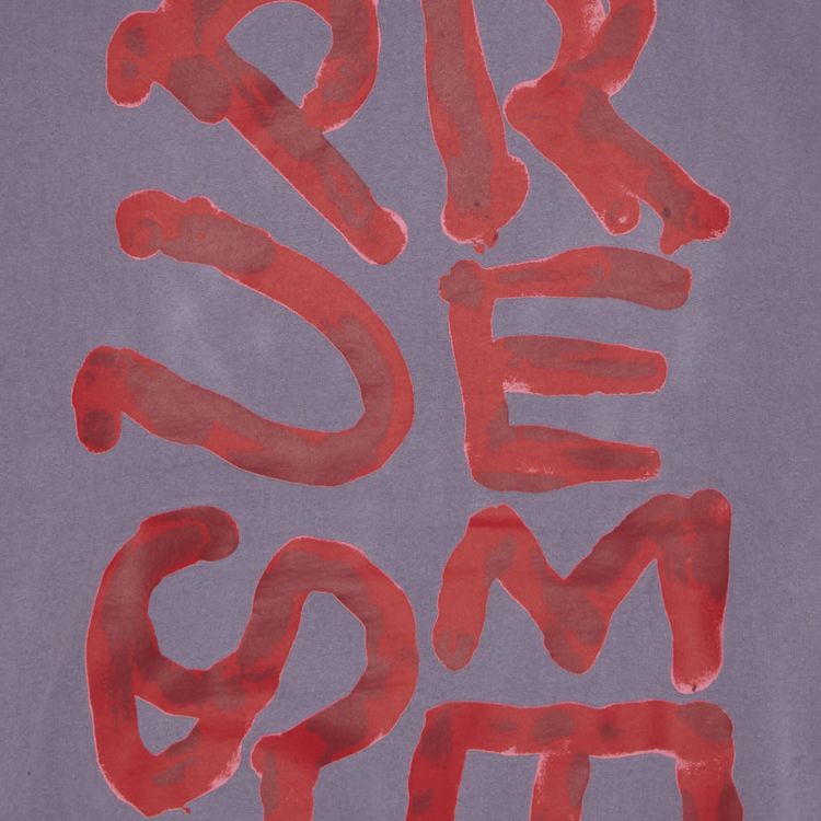 Supreme Paint Hooded Sweatshirt Dusty Purple