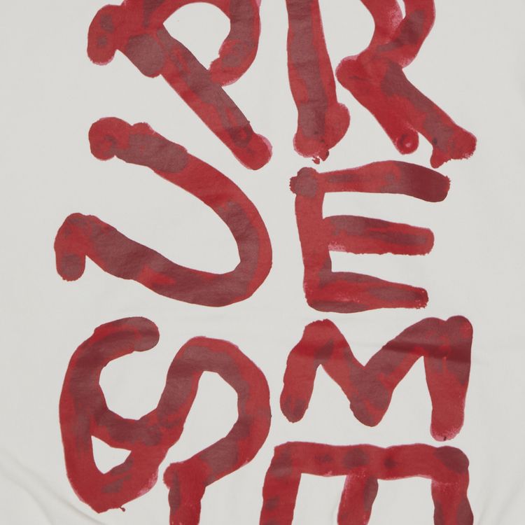 Supreme Paint Hooded Sweatshirt White