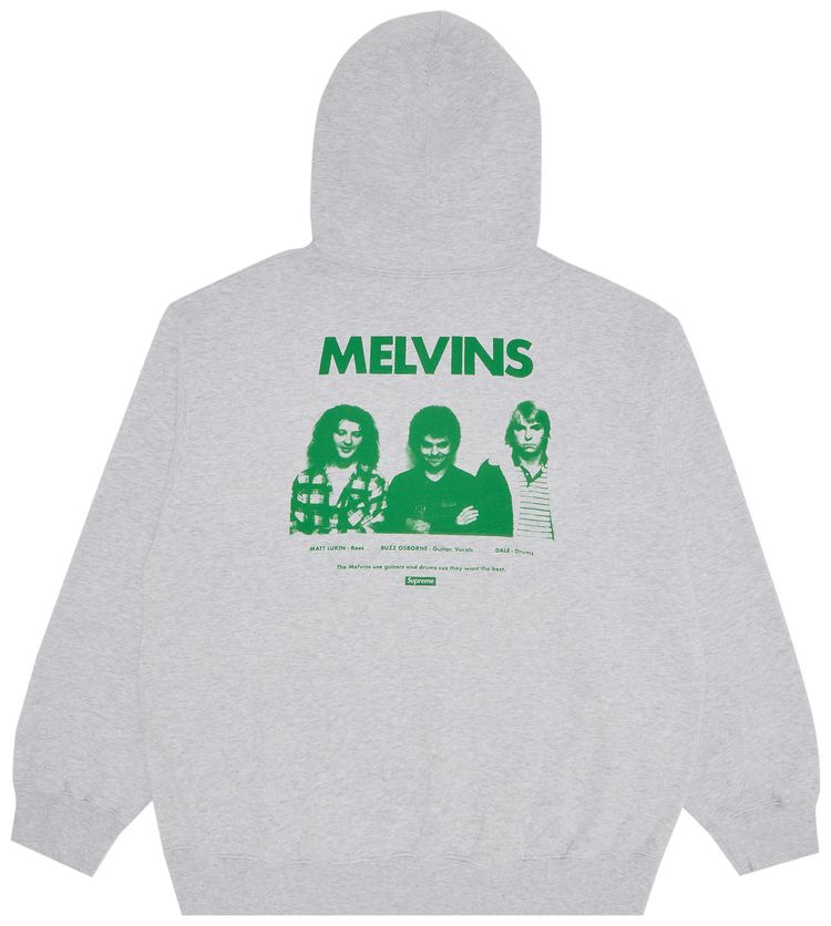Supreme x Melvins Hooded Sweatshirt Ash Grey
