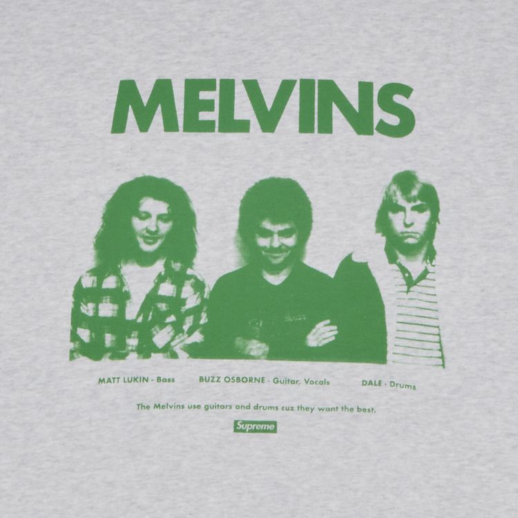 Supreme x Melvins Hooded Sweatshirt Ash Grey