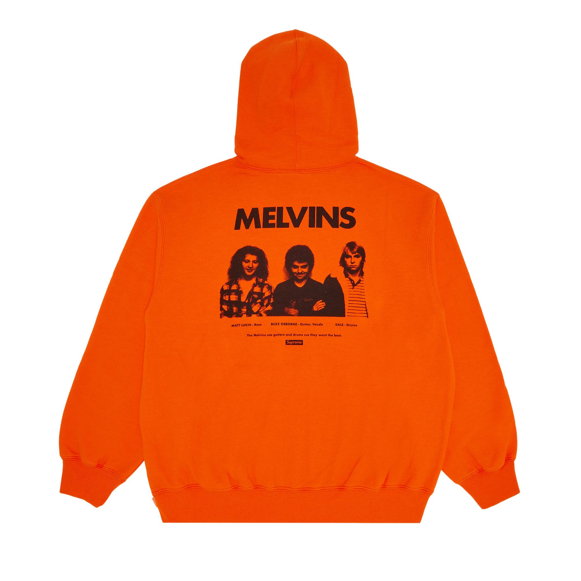 Buy Supreme x Melvins Hooded Sweatshirt Bright Orange SS24SW59 BRIGHT ORANGE GOAT CA