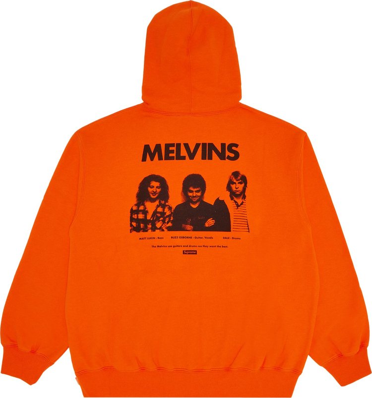 Supreme x Melvins Hooded Sweatshirt Bright Orange