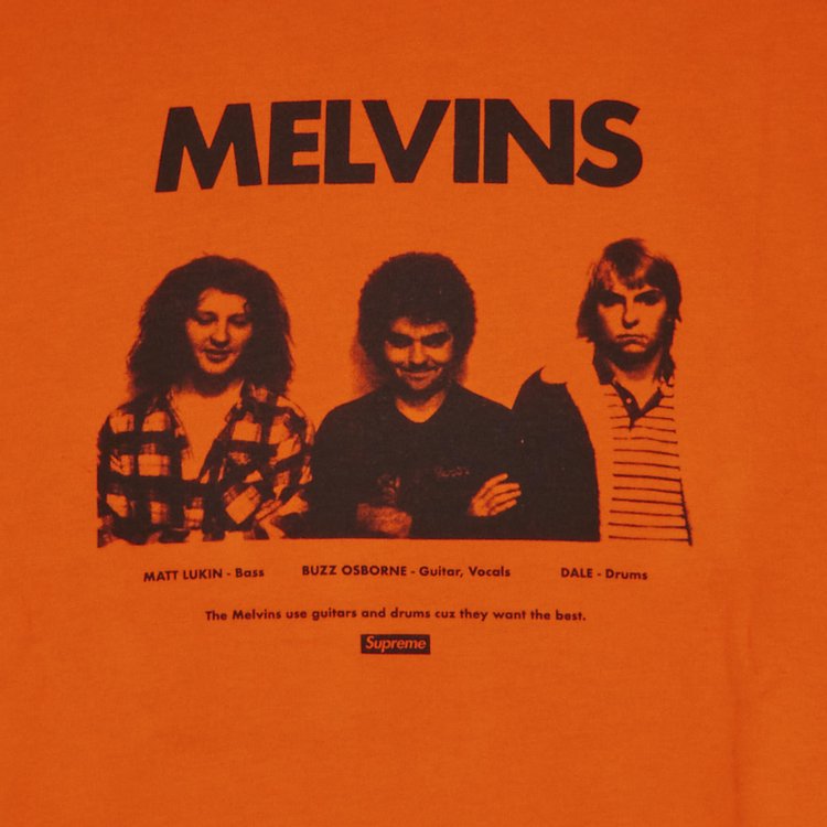 Supreme x Melvins Hooded Sweatshirt Bright Orange