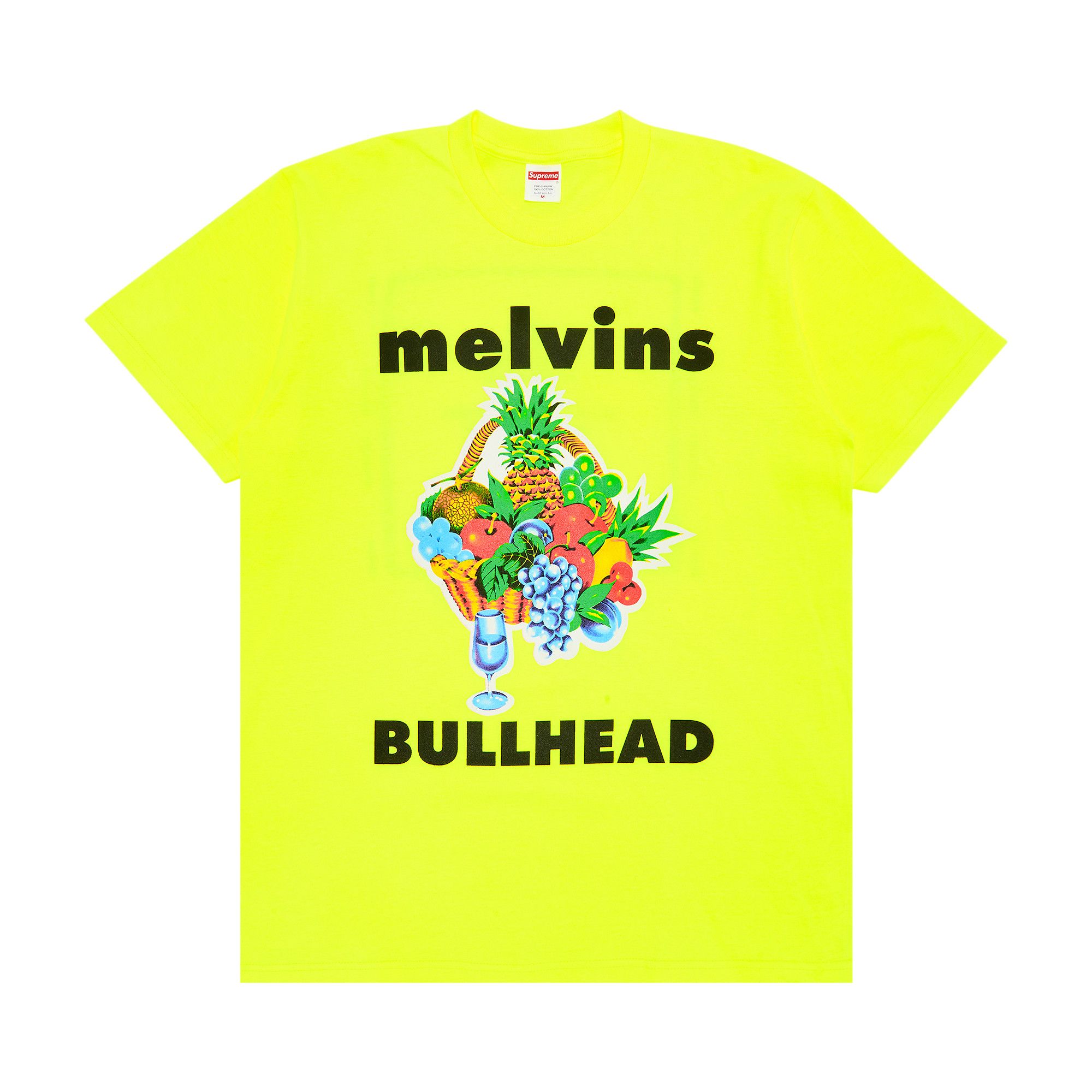melvins supreme Tシャツ　XL Buy Supreme x Melvins Bullhead Tee 'Fluorescent Yellow