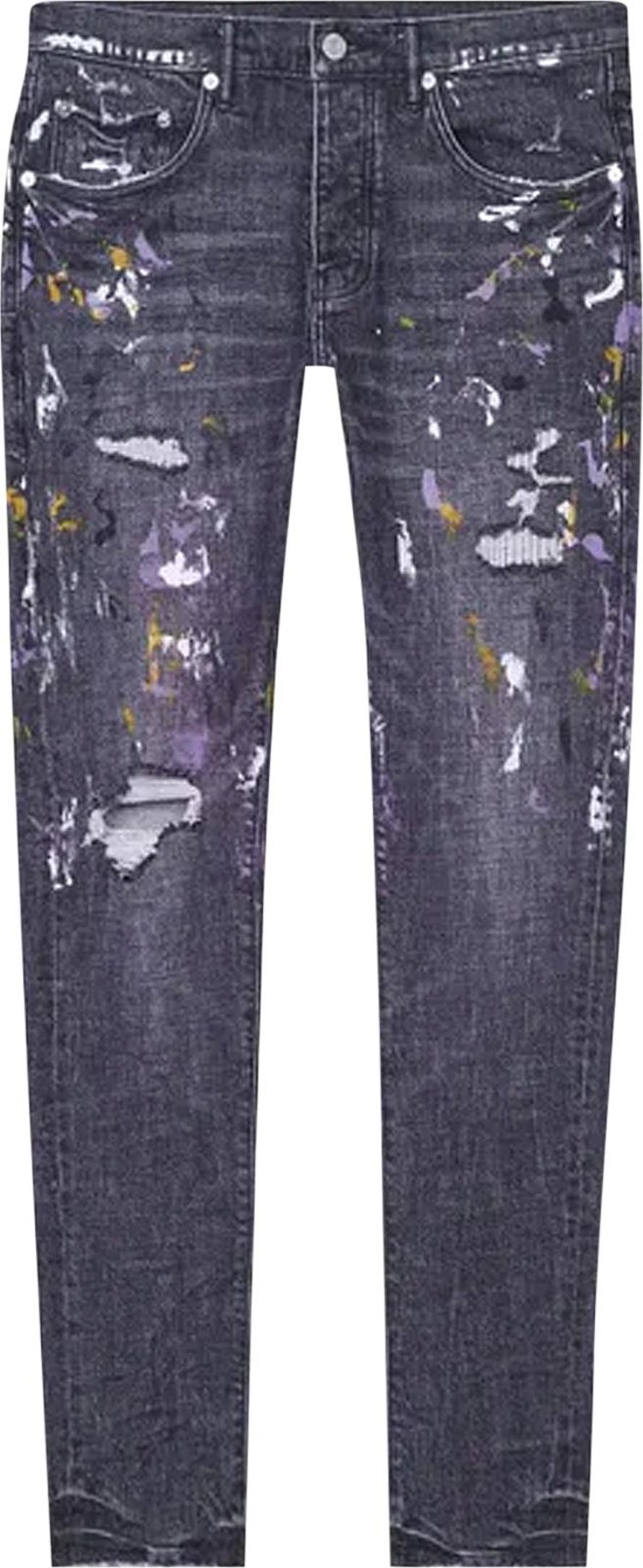 PURPLE BRAND Destroy Jeans Black