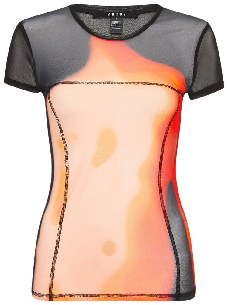 Ksubi Feed The Fire Mesh Tee Black