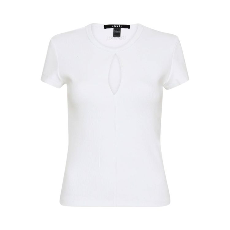 Ksubi Kut Out Tee White