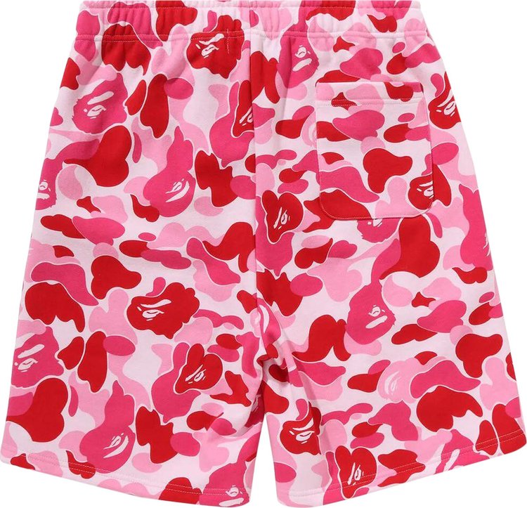 BAPE ABC Camo Shark Sweatshorts Pink