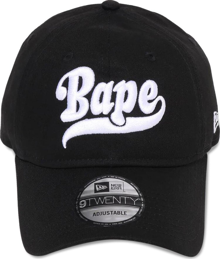 BAPE Logo New Era 9Twenty Cap Black