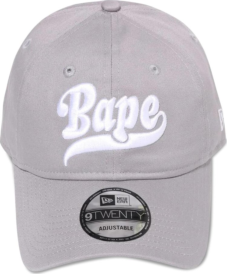 BAPE Logo New Era 9Twenty Cap 'Grey'