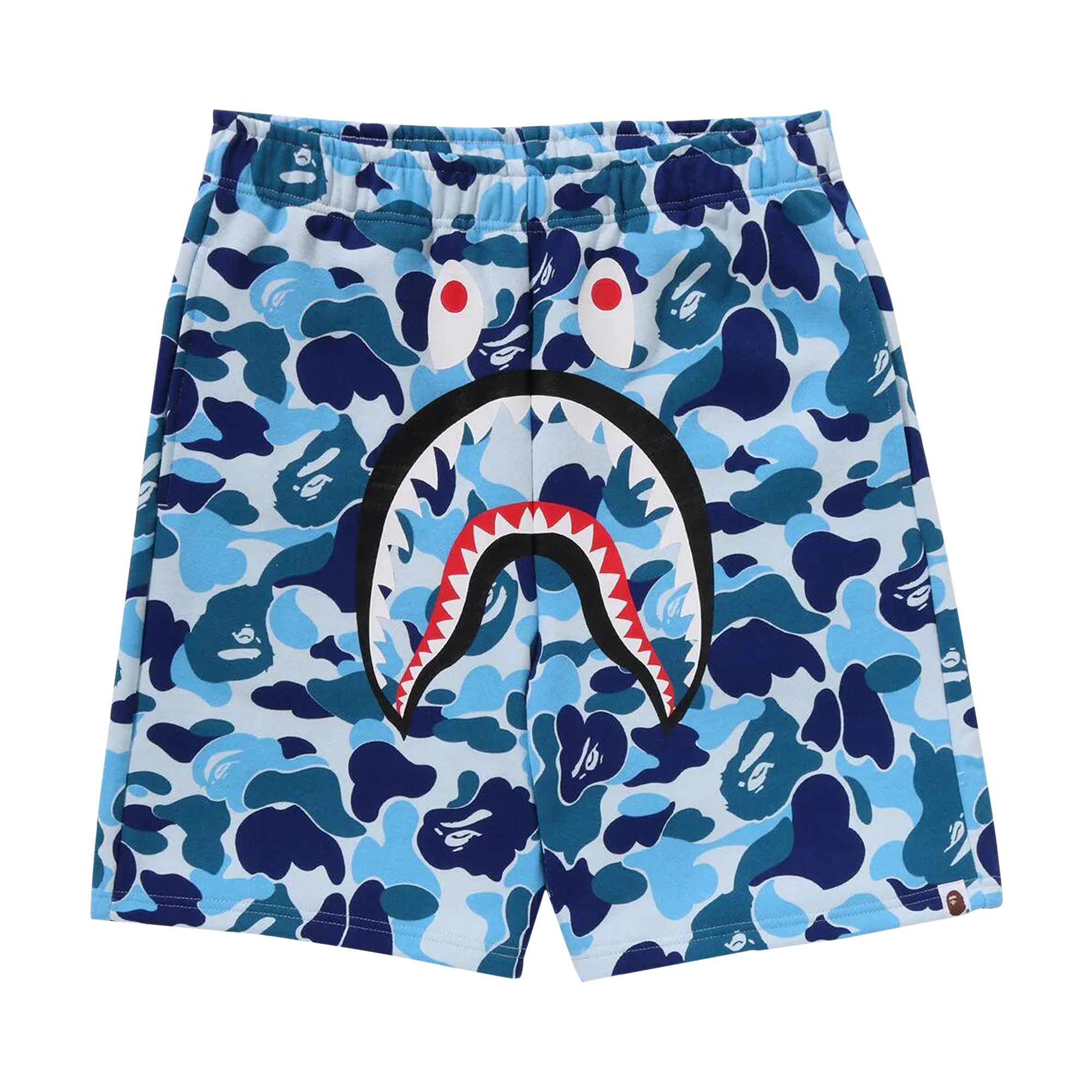Buy BAPE ABC Camo Shark Sweatshorts Blue 1K30 153 001 BLUE GOAT CA
