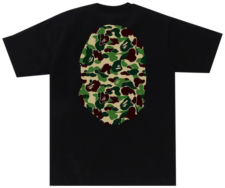 BAPE ABC Camo Big Ape Head Tee BlackGreen