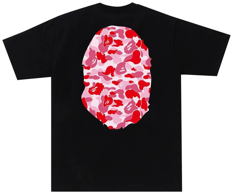 BAPE ABC Camo Big Ape Head Tee BlackPink