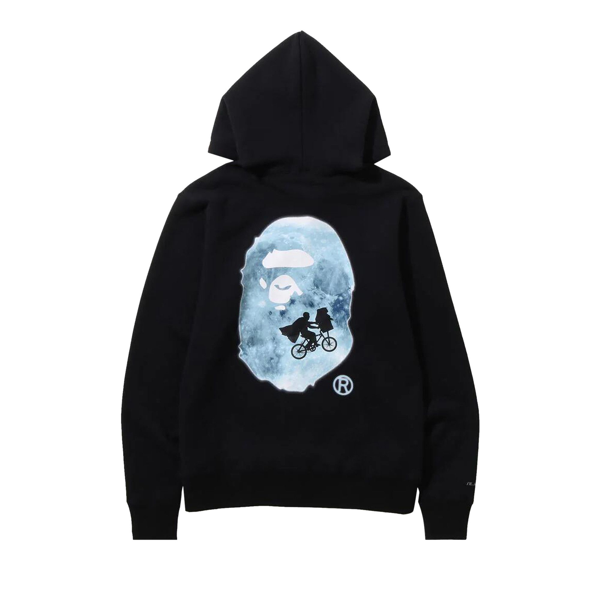 Buy BAPE x E.T. Ape Head Zip Hoodie Black 1I73 115 906 BLACK GOAT CA