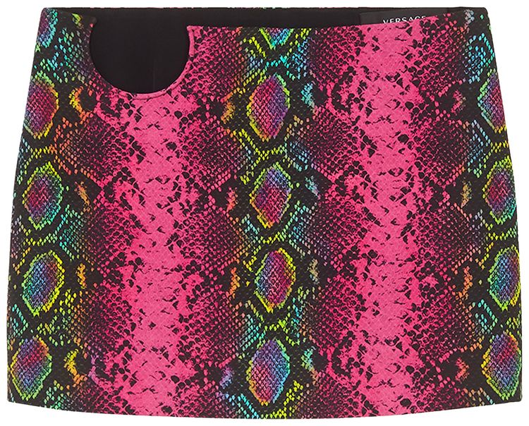 Versace Pastel Mini Skirt Fuchsia
