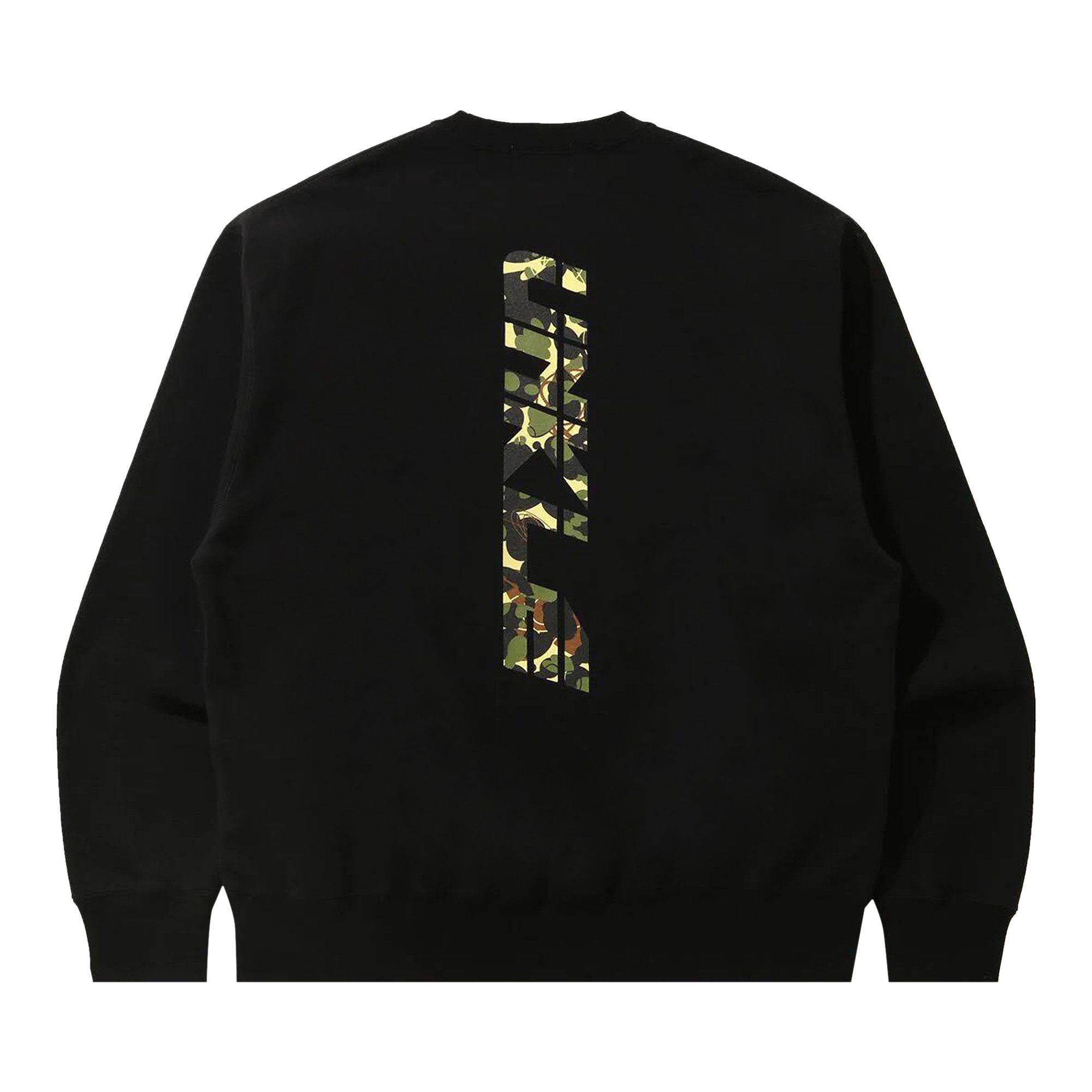 Buy BAPE Unkle Pointman Logo Relaxed Crewneck Black 1H23 113 902 BLACK GOAT