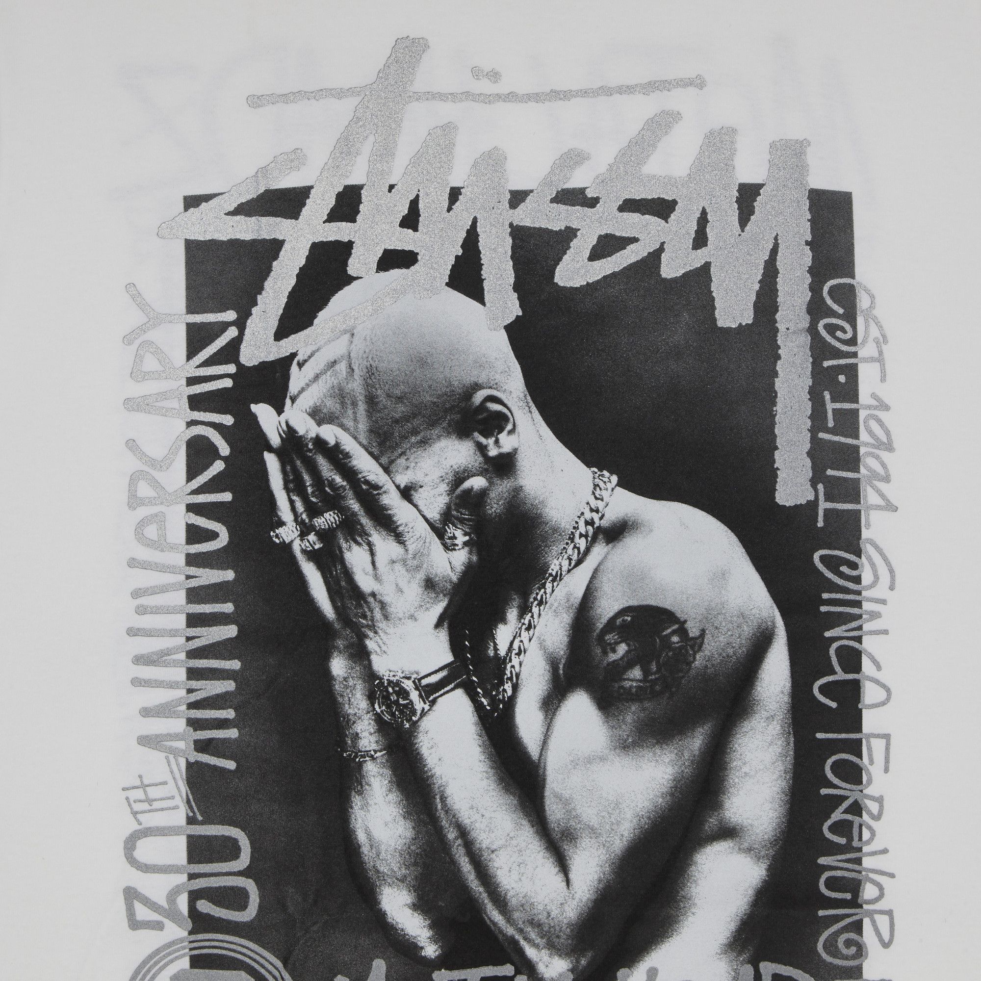 Buy Stussy x Goldie Metalheadz 30 Tee 'White' - 3903901 WHIT