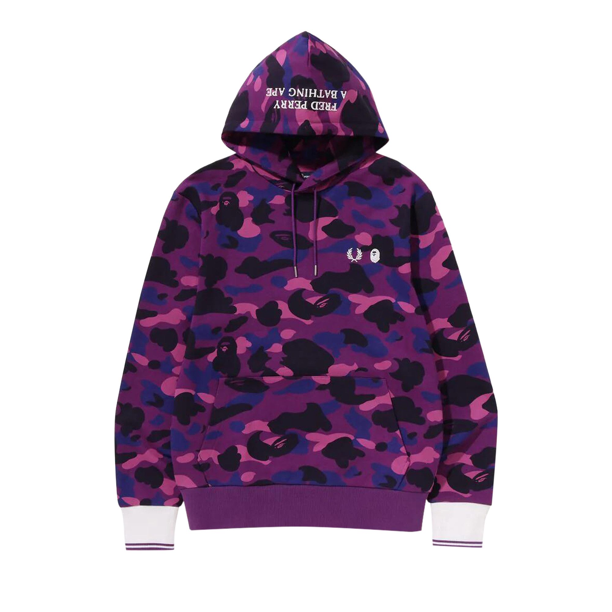 Purple hoodie bape online