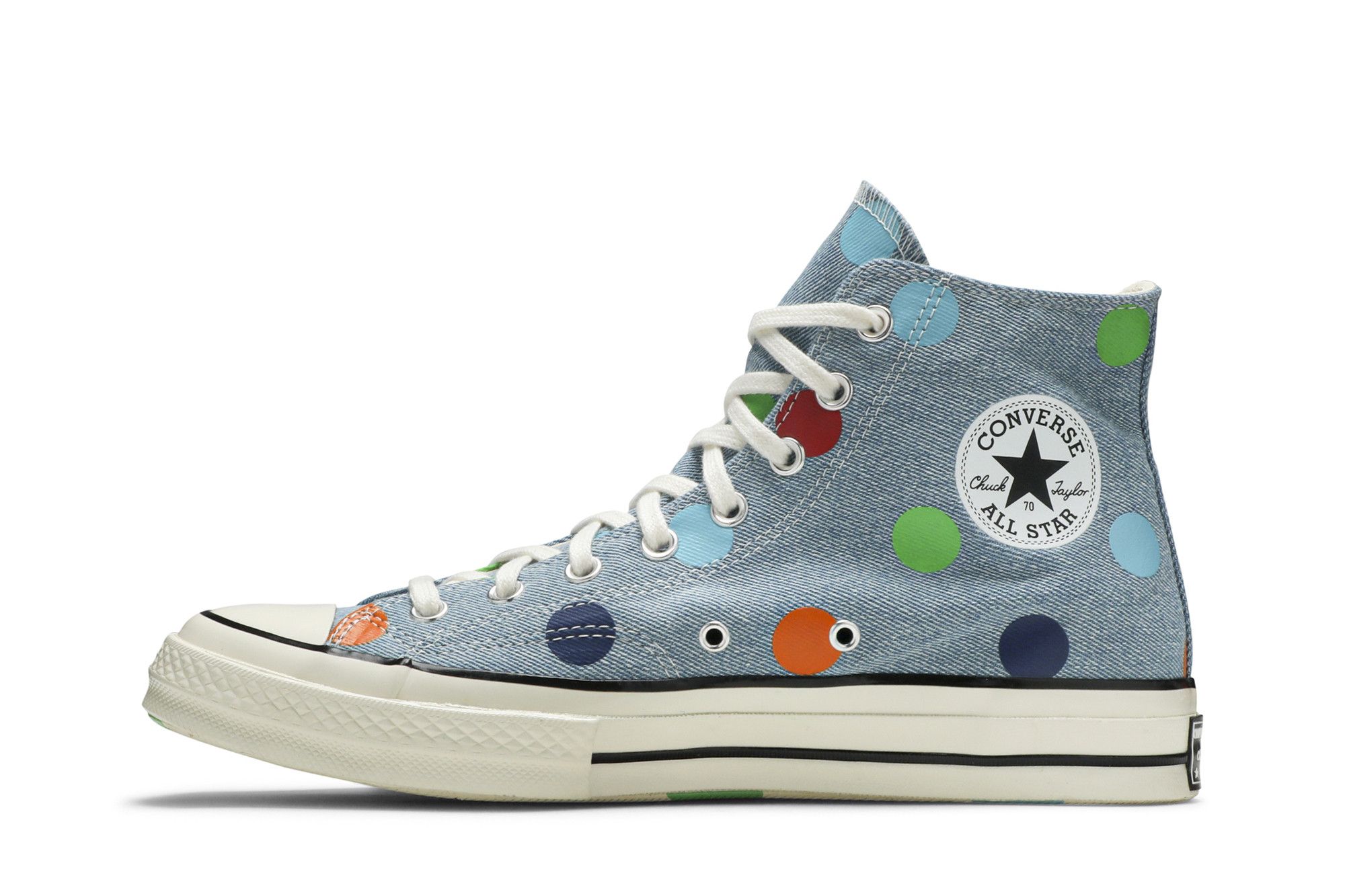 Size 3.0 Tyler the Creator x Chuck 70 High Polka Dots