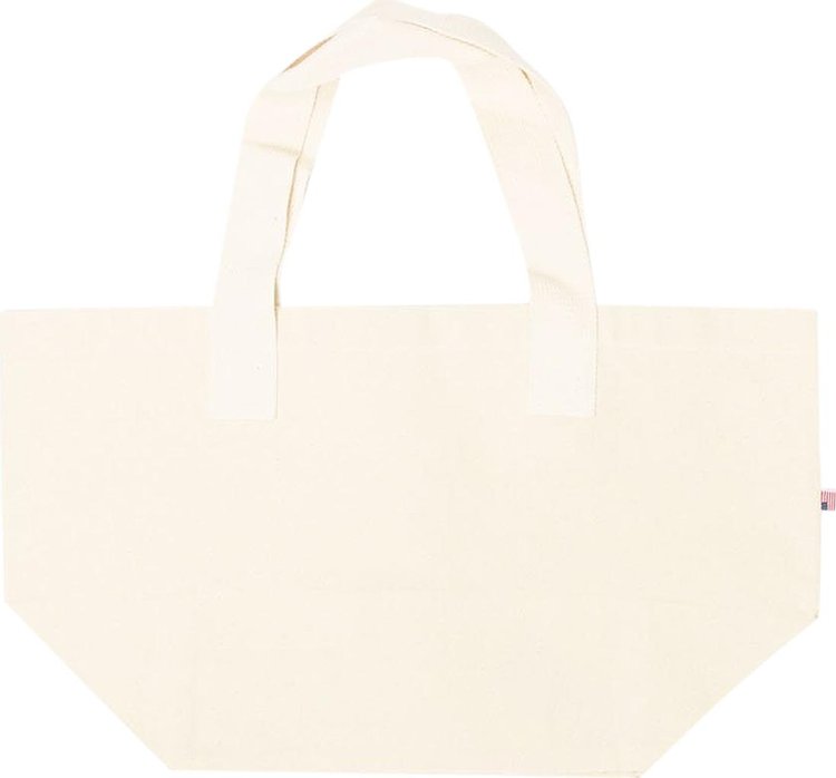 Sporty  Rich Team Logo Tote Natural