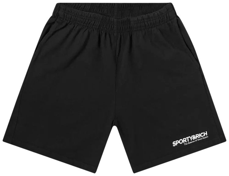Sporty  Rich Science Of Good Health Shorts Black