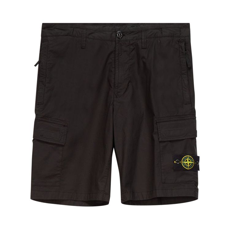 Stone Island Cargo Bermuda Shorts Black