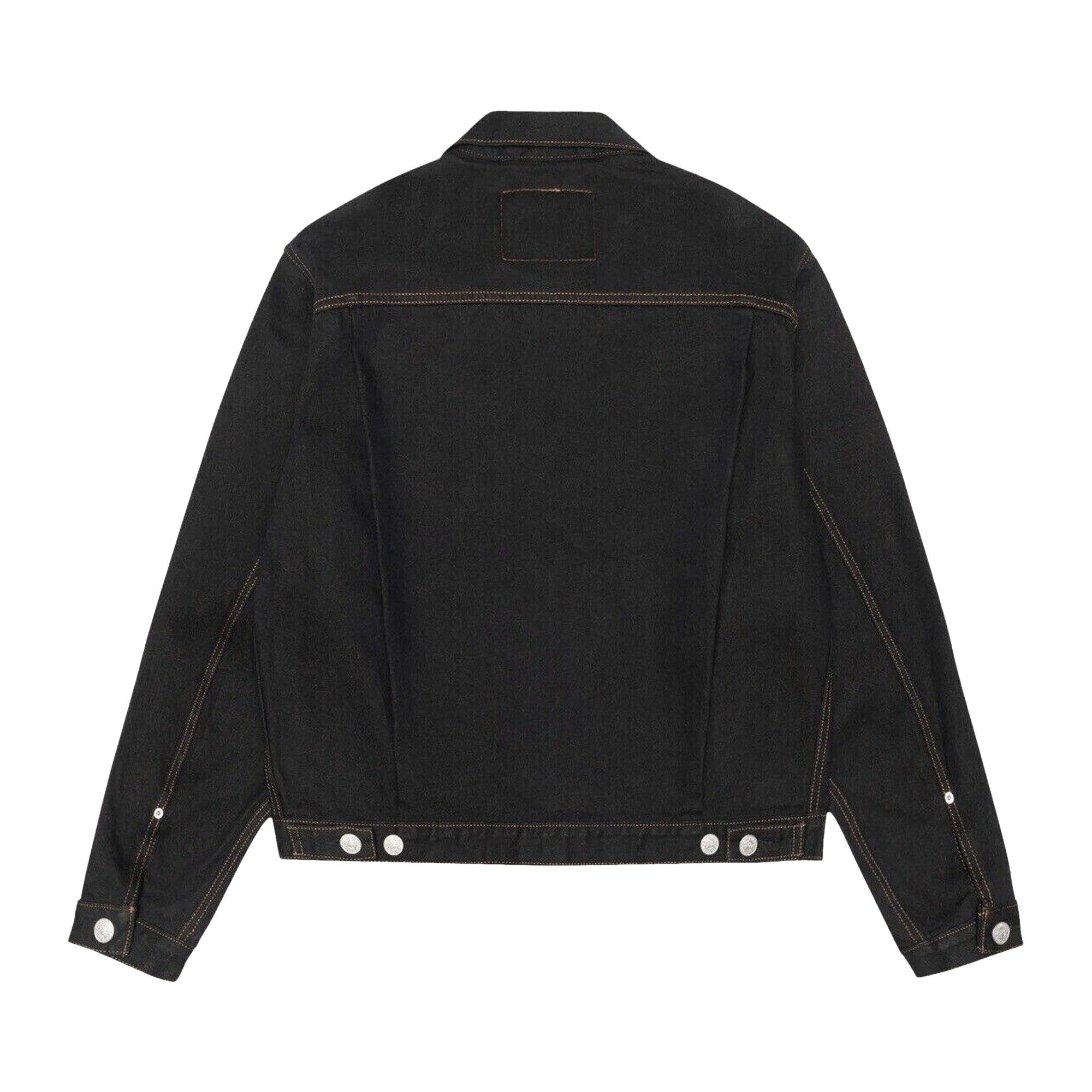 Stussy x Levi's Crispy Rinse Trucker Jacket Black/Brown