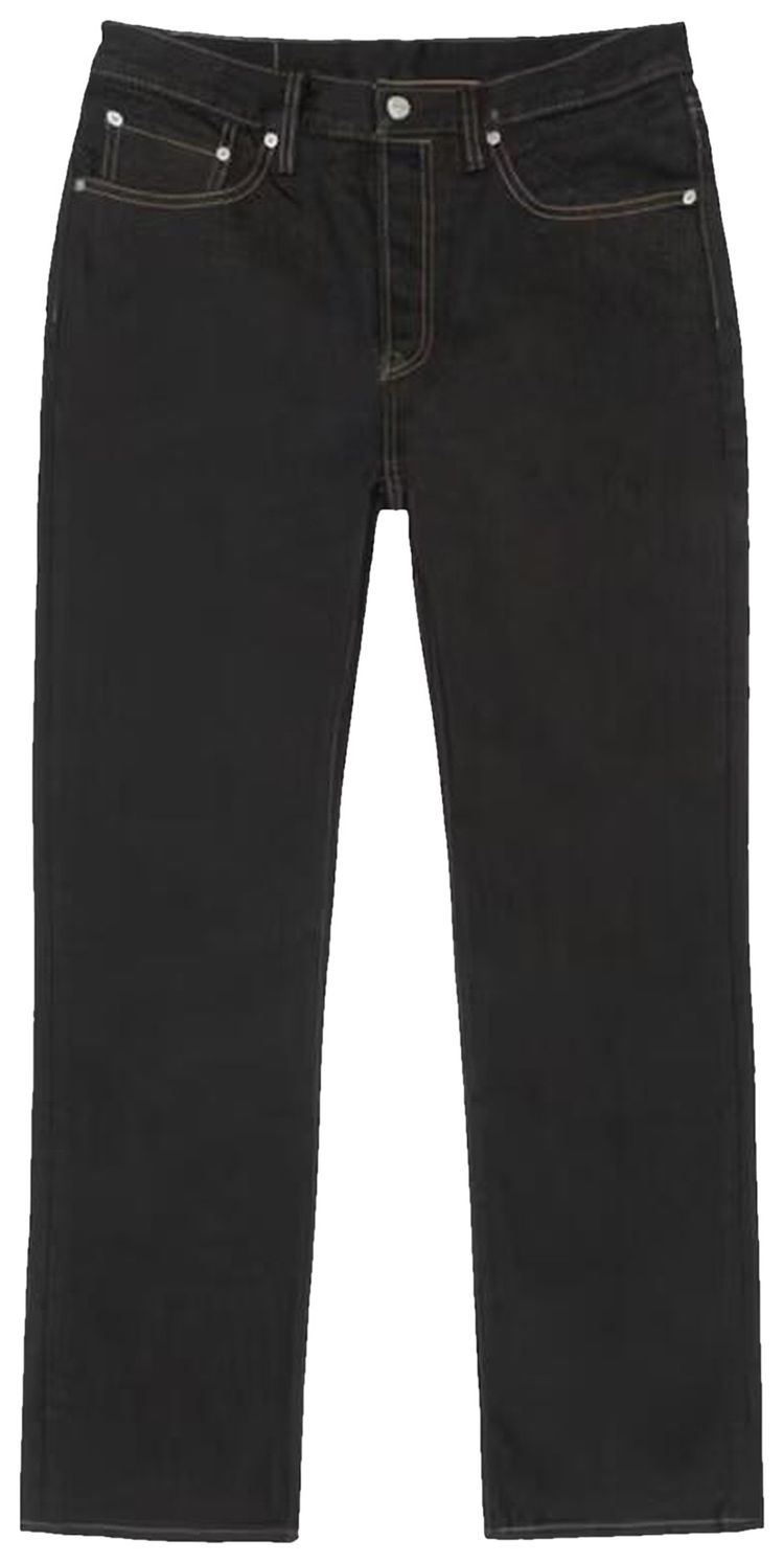 Stussy x Levis Crispy Rinse Jeans BlackBrown