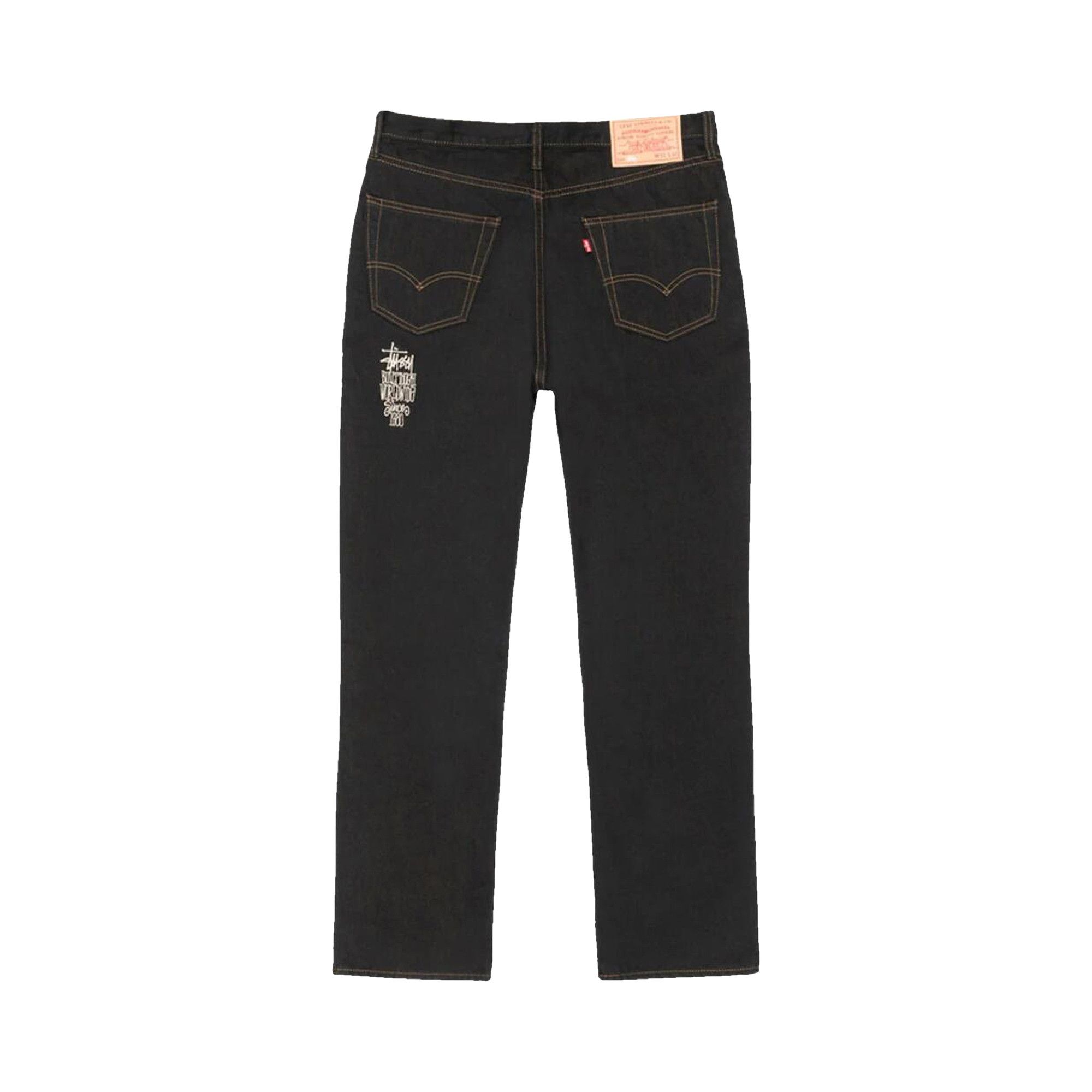 Stüssy & Levi's® Crispy Rinse Jeans - Black | Levi's® US