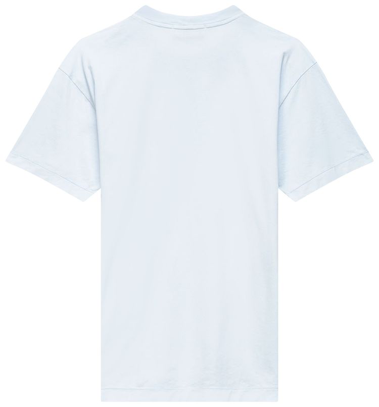Stone Island Patch Logo T Shirt Sky Blue